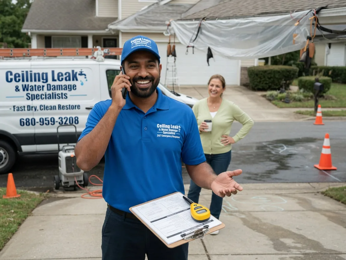 Ceiling Leak Cleanup Carthage, IN FAQs